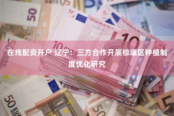 在线配资开户 辽宁：三方合作开展棕壤区种植制度优化研究