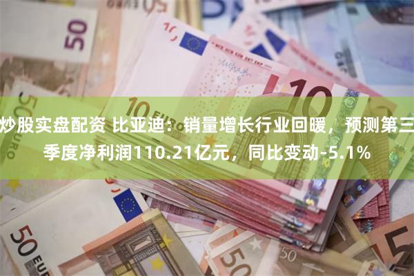 炒股实盘配资 比亚迪：销量增长行业回暖，预测第三季度净利润110.21亿元，同比变动-5.1%